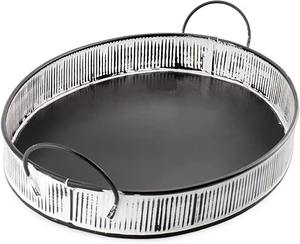 Plateau de service en métal galvanisé durable, enduit d'une couche de poudre blanche, adapté à la restauration en intérieur et en extérieur - Product Image 1