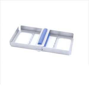 Plateau de service personnalisé en acier allemand pour instruments dentaires, cassette de stérilisation chirurgicale, plateau porte-instruments certifié CE par Grip Surgical - Product Image 5