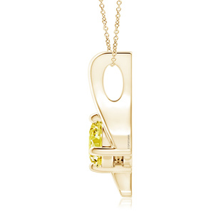 VANUJEWELS Colgante de Zafiro en Oro Amarillo con Engaste de Garra, Joyería Clásica Unisex para Uso Diario, Bañado en Rodio, Oro 18K 14K 10K, Plata 925 - Product Image 4