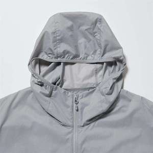 Sun Protective Lightweight <b>Packable</b> Hooded Anti UV UPF 50+ Casual Outwear Waterproof Breathable Windbreaker <b>Jacket</b> for Men - Product Image 2