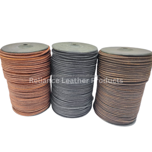 Matte đau khổ dây da | phẳng da bò dải cho đồ trang sức, thắt lưng, charm.Sofa trang trí và dây đai túi xách - Product Image 5