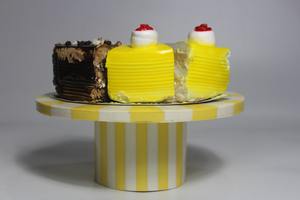 Plateau à gâteau en bois d'acacia facile à nettoyer avec couvercle en acrylique pour les fêtes et les mariages au meilleur prix - Product Image 3