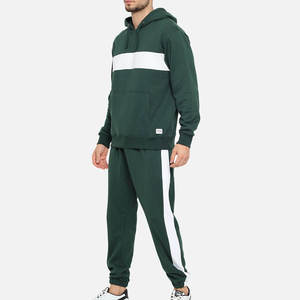 Prix Abordable – Nouvelle Arrivée : Survêtement Décontracté d'Hiver pour Homme, Uni, en Polaire 100% Coton, à Capuche, Séchage Rapide et Respirant - Product Image 2