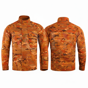 Fashionable Customized <b>Camouflage</b> Pattern <b>Jacket</b> Lightweight Outdoor Utility Long Sleeve Stand Collar Workwear Cotton <b>Jackets</b> - Product Image 6