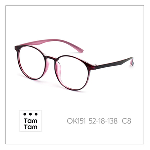 ทัมทัมกรอบแว่นตาทรงวงรีใส OK151 52-18-138 แบบเต็มขอบ น้ำหนักเบา ป้องกันรังสียูวี สำหรับใช้ในชีวิตประจำวัน - Product Image 2