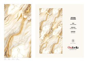 Azulejos de Porcelana de Lujo Refinados 60X120CM 600X1200MM 24X48 Acabado Brillante Formato Grande Superficie Premium Para Interiores Residenciales - Product Image 4