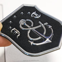 Écussons personnalisés avec logo en relief 3D, impression par transfert thermique en métal argenté, transfert DTF, étiquettes souples en TPU pour casquettes de football