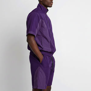 Custom Printing <b>Embroidery</b> Running Streetwear Track Suit 2 Pieces Nylon Windbreaker Tracksuit Lightweight Sports Outdoor <b>Sets</b> - Product Image 5