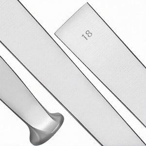 7 Pcs U.S. Pattern Osteotome Kit 618mm Straight Beveled Blades Steel Manual CE Certified Orthopedic Surgical By <b>Blush</b> Surgical - Product Image 6