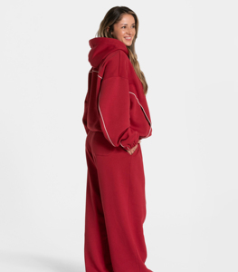 Conjunto de Sudadera con Capucha y Cremallera para Mujer, Tallas Grandes, 100% Algodón, Ropa de Calle, Prenda Exterior - Product Image 2
