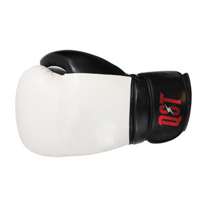 Gants de boxe en cuir de haute qualité QST, design de logo personnalisé, unisexe, couleurs élégantes pour le kickboxing, l'entraînement au sac de frappe - Product Image 6