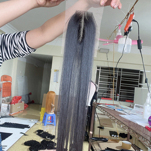 HD Dentelle Frontale Fermeture Suisse Dentelle Frontale Transparente En Gros 4x4 13x4 13x6 Personnalisé - Product Image 1