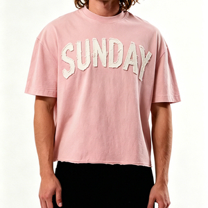 T-shirt décontracté pour homme de qualité supérieure, à manches courtes, coupe classique, respirant, col rond, 100% coton, impression numérique, uni - Product Image 3