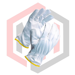 Gants de sécurité en cuir de veau antidérapants, résistants aux déchirures, respirants, anti-coupures, antistatiques, sans silicone, sans poudre, ajustables - Product Image 2