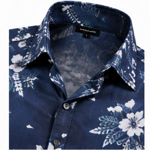 Chemise graphique moderne pour homme avec tissu léger et respirant et coupe décontractée confortable - Product Image 3