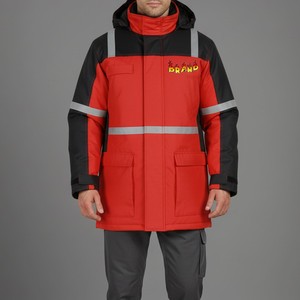 Premium Reflective Polyester <b>Jacket</b> High Visibility Material Custom Safety Work <b>Jacket</b> for Unisex Outdoor Use Digital Printing - Product Image 1