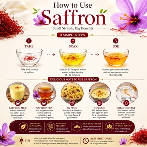 Hilos de Azafrán Mongra de Cachemira 100% Puro, Kesar Indio Premium con Rico Aroma, Color Natural y Sabor Distintivo para Uso Culinario - Product Image 3