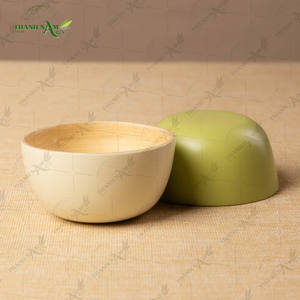 Eco-Friendly <b>Bamboo</b> Customized Salad Serving <b>Bowls</b> Disposable Handmade Lightweight Non-Toxic Classic Design Home Party Thanh Nam - Product Image 3
