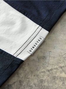 Camiseta de Hombre Personalizada, Corte Ajustado, 100% Algodón Tejido, Cuello Redondo, Estilo Urbano, Talla Grande, con Logotipo Personalizado - Product Image 4