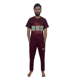 Ensemble de survêtement pour homme, t-shirt et pantalon longs, imprimés, 2 pièces, style streetwear, t-shirt et pantalon oversize - Product Image 1