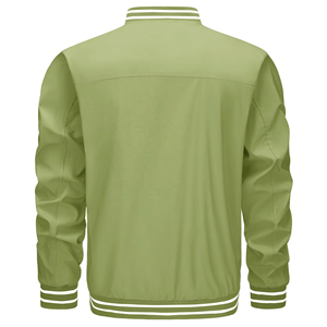 Logo personnalisé impression Vintage homme col uni lourd avec poches veste pour hommes Designer travail coupe-vent veste - Product Image 2