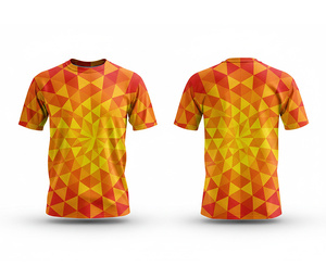 เสื้อยืดทรงโมเดิร์นฟิตแบบพิมพ์ลายเต็มตัว |   ผู้จัดจำหน่ายเสื้อผ้าออกกำลังกายแบบซับลิเมชั่น |   ไซส์ผู้ชาย ผู้หญิง และเยาวชน |   น้ำหนักเบา แห้งเร็ว - Product Image 1