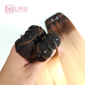 Extensiones de cabello humano vietnamita, color degradado, color de hueso liso natural, precio de fábrica, color claro - Product Image 6