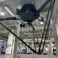 Robot Paralelo de 5 kg de Carga Útil, Máquina de Empaque Automática, Robot de Recogida y Colocación Guiado por Visión para Aplicaciones de Empaque Flexible