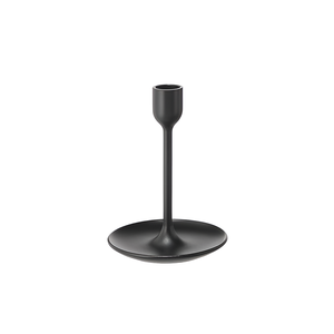 Support à bougie en aluminium moulé, best-seller, pour la décoration intérieure, finition noir mat, qualité supérieure, fait main, personnalisable, vente en gros - Product Image 2