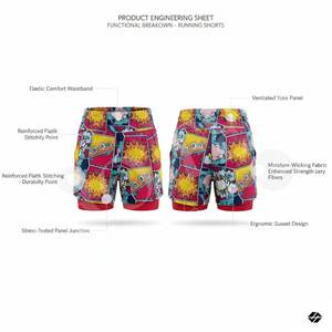 Vêtements de sport, shorts de fitness à taille haute, respirants, à séchage rapide, sublimation, impression personnalisée, shorts de compression pour la course à pied, le yoga - Product Image 2