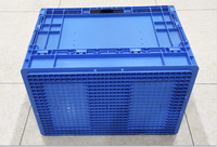 Boîte à outils UGET, caisse pliable en plastique, bac de manutention logistique, bac de transport empilable, emballage de stockage