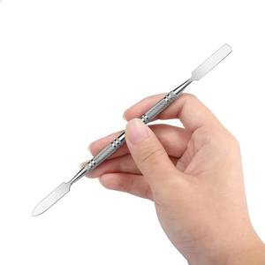 Morje Surgical Stainless Steel <b>Nail</b> Cuticle Pusher Tool Set Double Head Flat Reusable Manicure <b>Kit</b> - Product Image 3