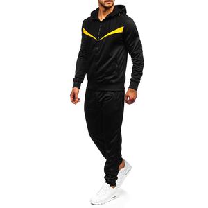 Ensemble de survêtement de jogging de sport imprimé de logo personnalisé unisexe survêtement vierge de 2 pièces pour la saison de printemps - Product Image 3