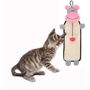 Paw Pleasant Eco Natural Sisal and Jute Hanging Carpet Kitty Cat Scratcher with Toy Natural Material Cat Tree & Scratcher - Product Image 6