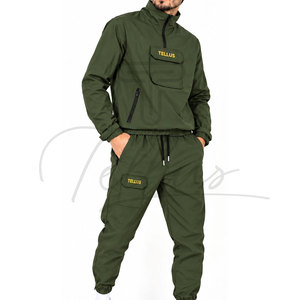 Conjunto Deportivo Personalizado para Hombre, Chaqueta Cortavientos de Nailon, Pantalones Jogger, Manga Larga, Ropa Casual para Exteriores 2026 - Product Image 1