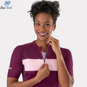 Jersey de Ciclismo Premium para Mujer, Manga Corta, Diseño Floral Personalizado, Ropa de Ciclismo Transpirable de Secado Rápido, OEM - Product Image 4