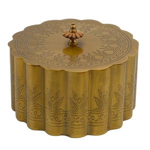 New Minimalist <b>Jar</b> Metal Storage Box With Lid Stylish Home Kitchen Food Storage For Dining Table & Kitchen - Product Image 1