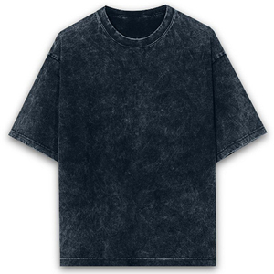 Camiseta Unisex de Manga Corta con Lavado Ácido, 100% Algodón Tejido, Oversize, Estampado Ecológico - Product Image 1