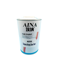 Vernis de finition transparent à séchage rapide AINA A6500, usage professionnel automobile et industriel, peinture acrylique en spray, revêtement plastique