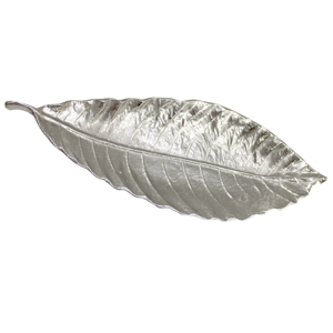 Plateau en métal aluminium brillant nickelé or et argent pour la présentation unique des plats de table - Product Image 5
