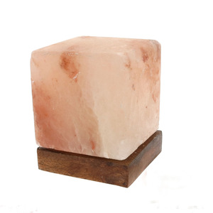 Lampe en sel de l'Himalaya raffiné en forme de cube, artisanale, avec emballage en bouteille/sachet/pochette - Product Image 3