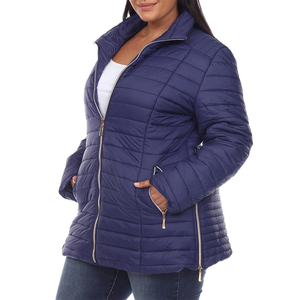 Chaqueta Acolchada de Alta Calidad para Mujer, Estilo Nuevo, Personalizada de Fábrica, Chaqueta Impermeable con Cierre de Cremallera para Invierno y Actividades al Aire Libre - Product Image 3