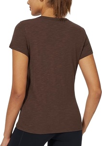 Camiseta de algodón lisa de alta calidad para mujer - Product Image 6