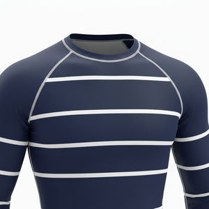 Haut de sport unisexe à manches longues, anti-UV, de compression, personnalisable par sublimation, pour BJJ, MMA, Jiu Jitsu, Grappling, entraînement No-Gi - Product Image 4