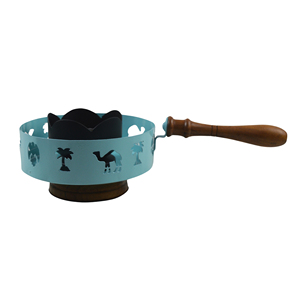 Quemador de incienso purificador para el hogar con diseño de camello y palmera para fragancia del hogar y Bakhoor con pinzas de acero para todas las estaciones - Product Image 1