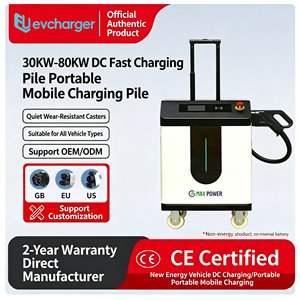 เครื่องชาร์จรถยนต์ไฟฟ้าแบบพกพา 40kW 380V AC input DC ชาร์จเร็ว รองรับ CCS2 Interface OCPP ได้รับการรับรองมาตรฐาน CE - Product Image 1