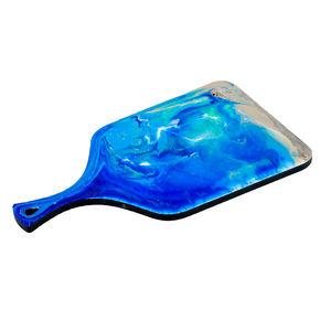 Tabla de Quesos de Resina y Madera Pulida a Mano, Diseño del Fabricante, Tabla de Cortar para Uso en la Cocina - Product Image 5