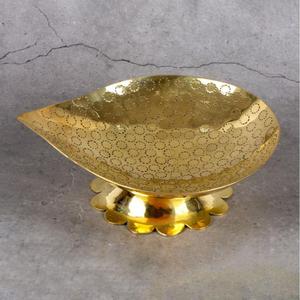 Bol à fruits de luxe en laiton sur piédestal, décoration d'intérieur, bols fantaisie, décor de mariage, designs personnalisés, bols de service en métal, vente chaude - Product Image 3