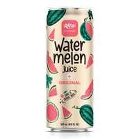 Jus de purée de fruits mélangés saveur pastèque et ananas Rita de qualité supérieure, 500 ml, en canette élégante, avec services d'étiquetage privé OEM/ODM