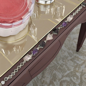 Pulseras de plata de ley con cuentas de amatista natural y piedras de luna naturales de la India para mujer, venta al por mayor de joyería fina. - Product Image 2